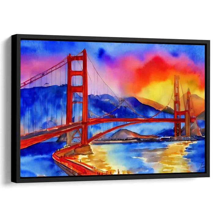 Oceanic Feelings: Expressive Watercolor Art Print