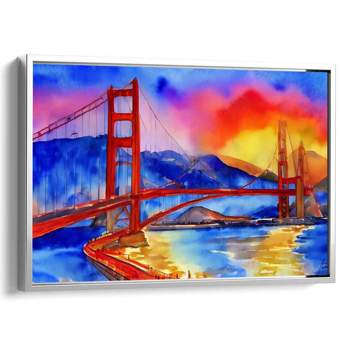 Oceanic Feelings: Expressive Watercolor Art Print