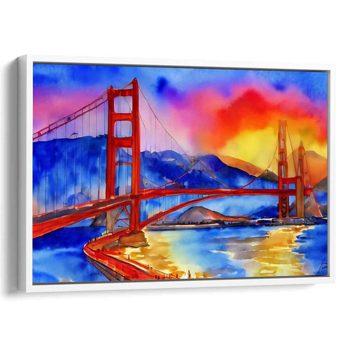 Oceanic Feelings: Expressive Watercolor Art Print