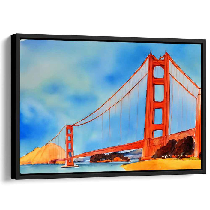 Watercolor Golden Gate Bridge #115