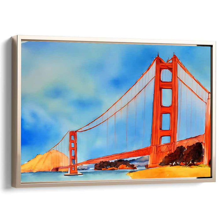 Watercolor Golden Gate Bridge #115