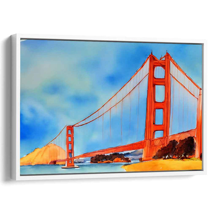Watercolor Golden Gate Bridge #115