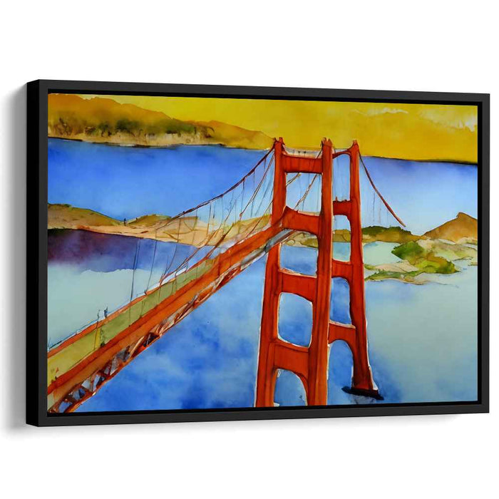 Watercolor Golden Gate Bridge #122