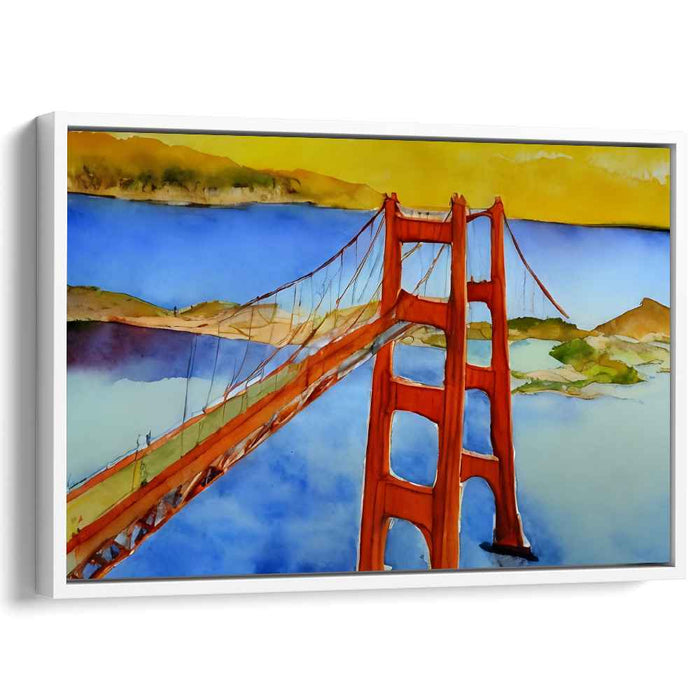 Watercolor Golden Gate Bridge #122