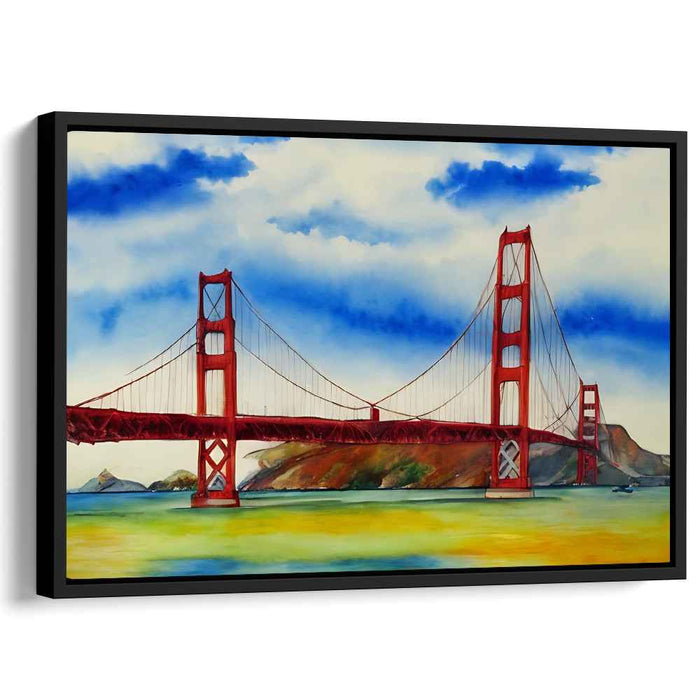 Whispers of Color Between Brushstrokes: Vibrant Realism Canvas Art Print