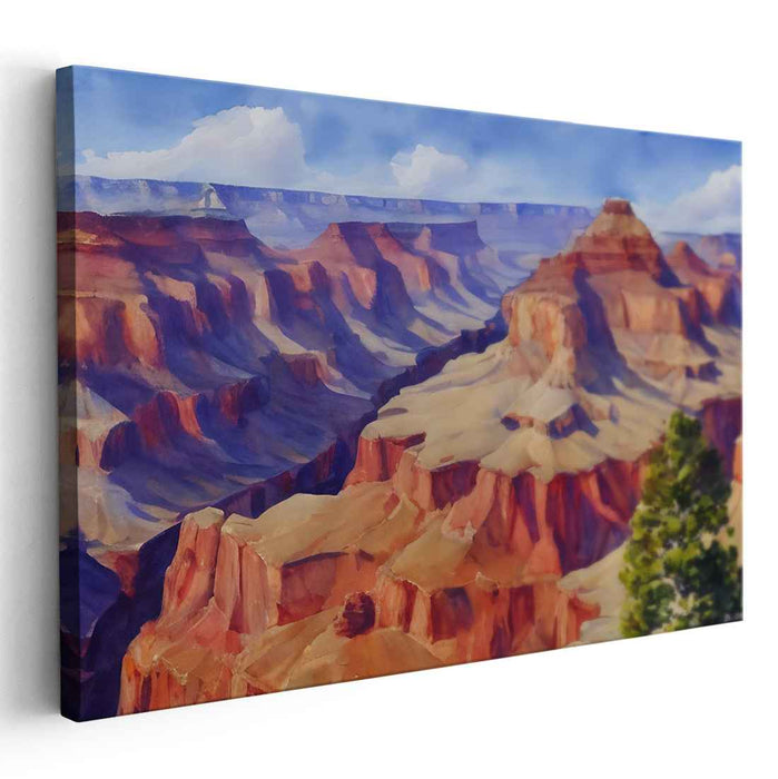 Vista Expanse: Expansive Landscape Canvas Art Print