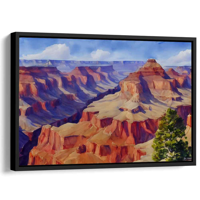 Vista Expanse: Expansive Landscape Canvas Art Print