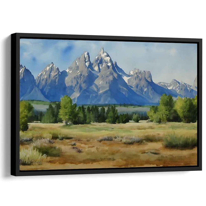 Life's Brushstrokes: Realistic Landscape Canvas Art Print