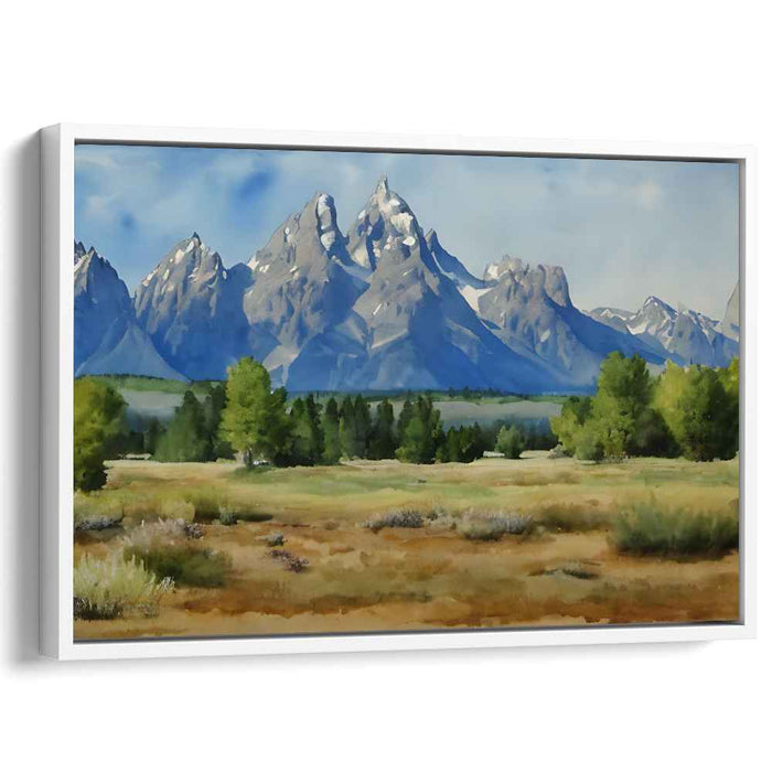 Life's Brushstrokes: Realistic Landscape Canvas Art Print