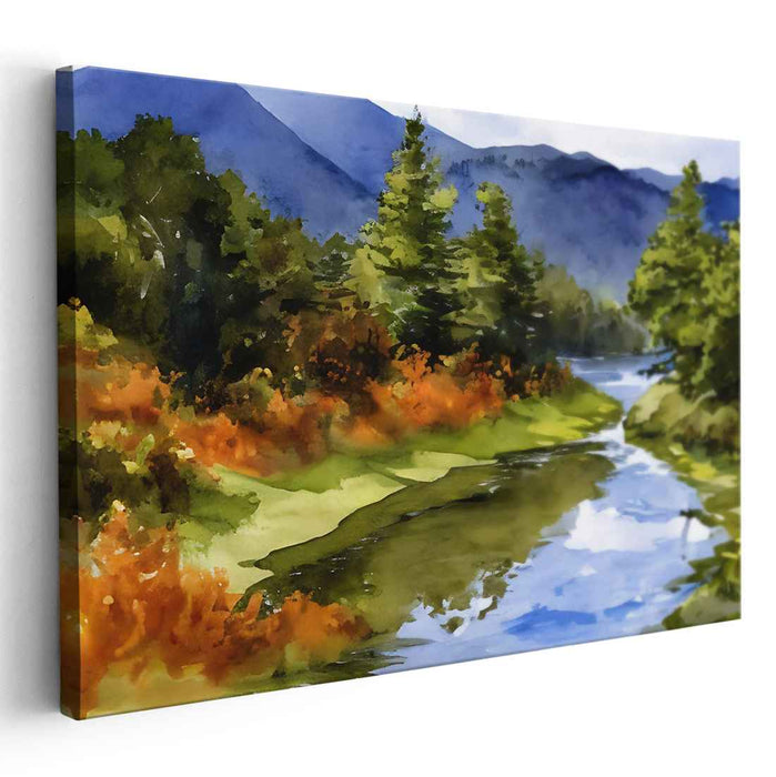 Peak Daydream: Majestic Mountain Landscape Canvas Art