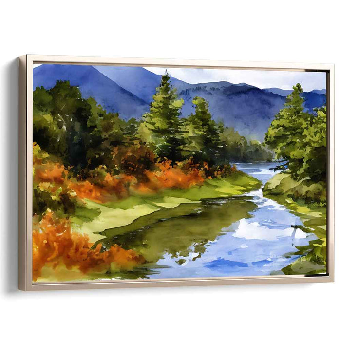 Peak Daydream: Majestic Mountain Landscape Canvas Art