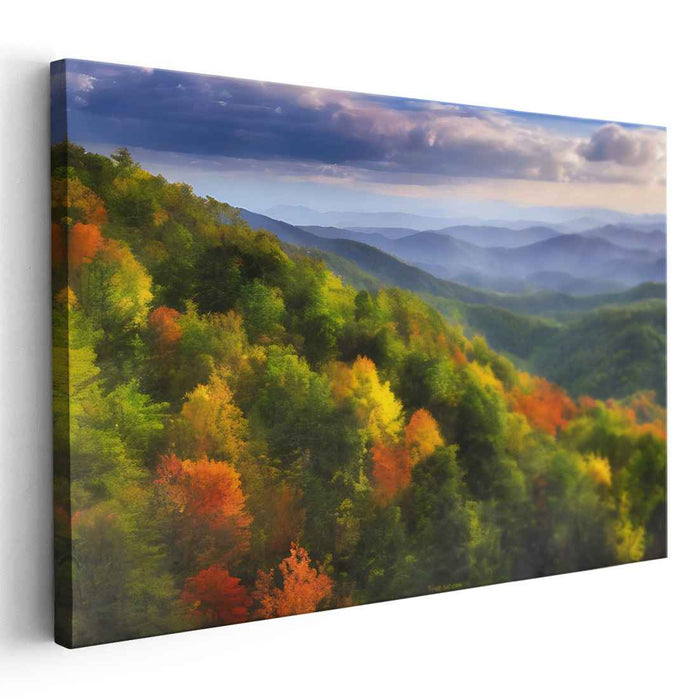 Peak Perceptions: Majestic Mountain Landscape Canvas Art