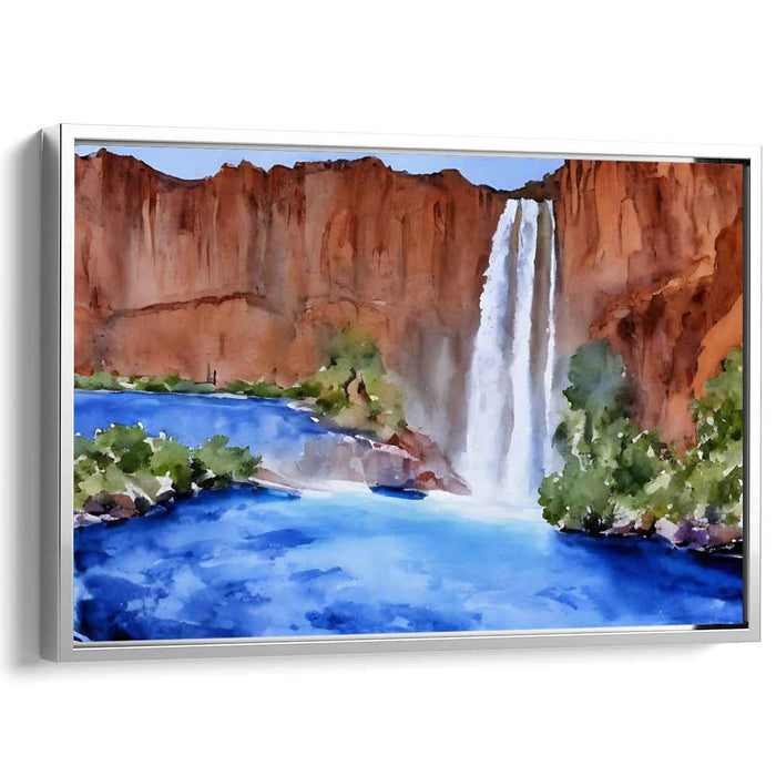 Watercolor Havasu Falls #110