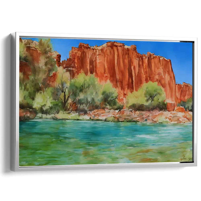 Watercolor Havasu Falls #112