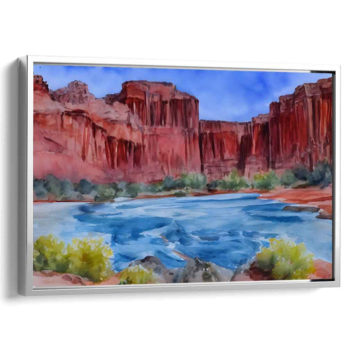 Watercolor Havasu Falls #113