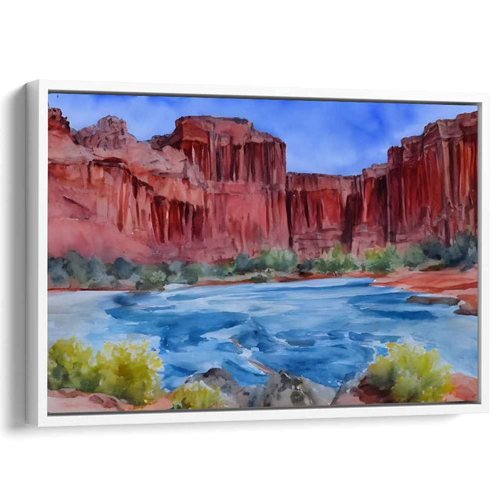 Watercolor Havasu Falls #113