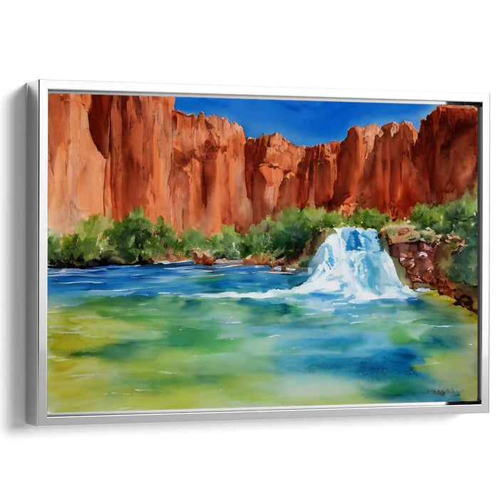 Watercolor Havasu Falls #120