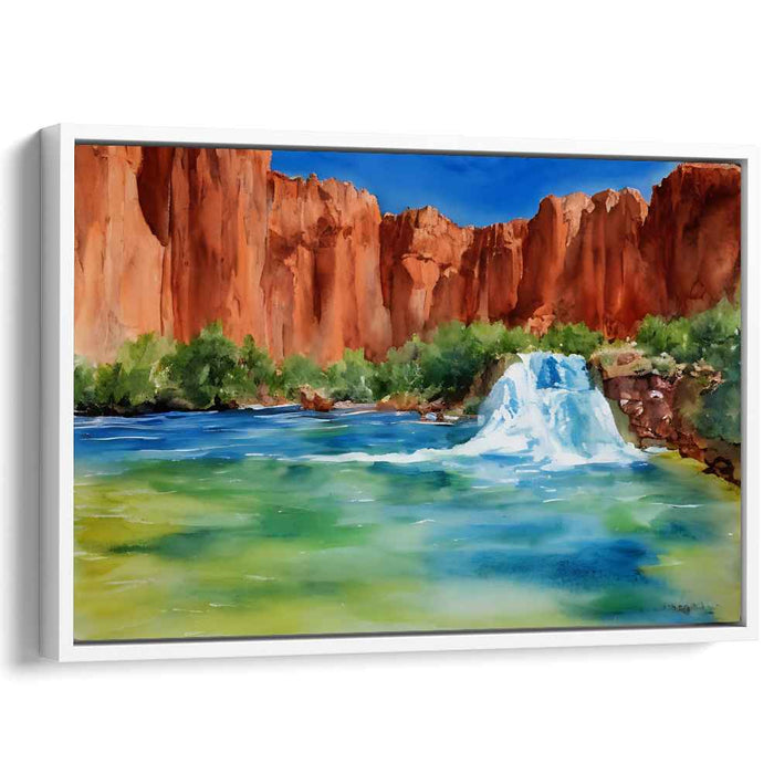 Watercolor Havasu Falls #120