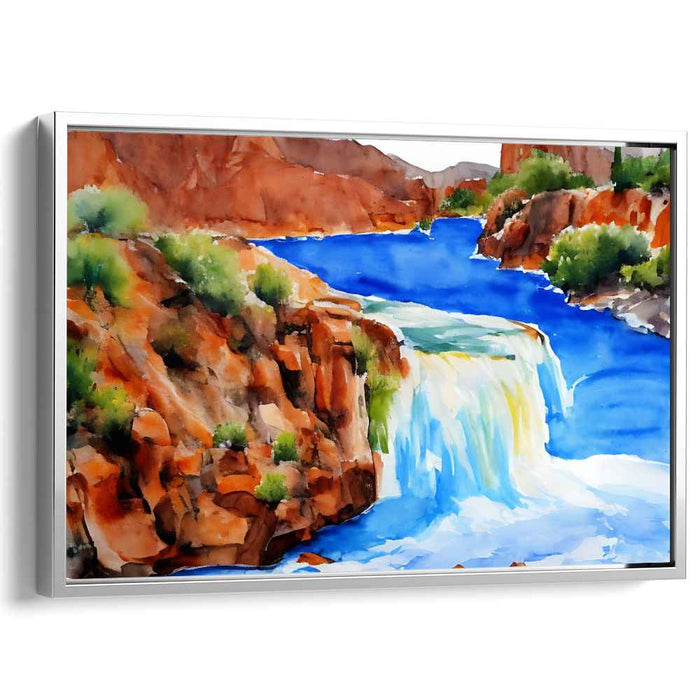 Watercolor Havasu Falls #131