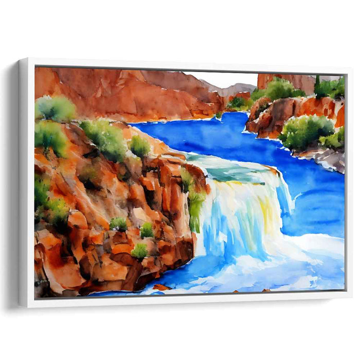 Watercolor Havasu Falls #131