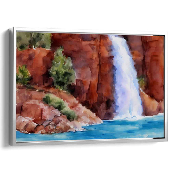 Watercolor Havasu Falls #132