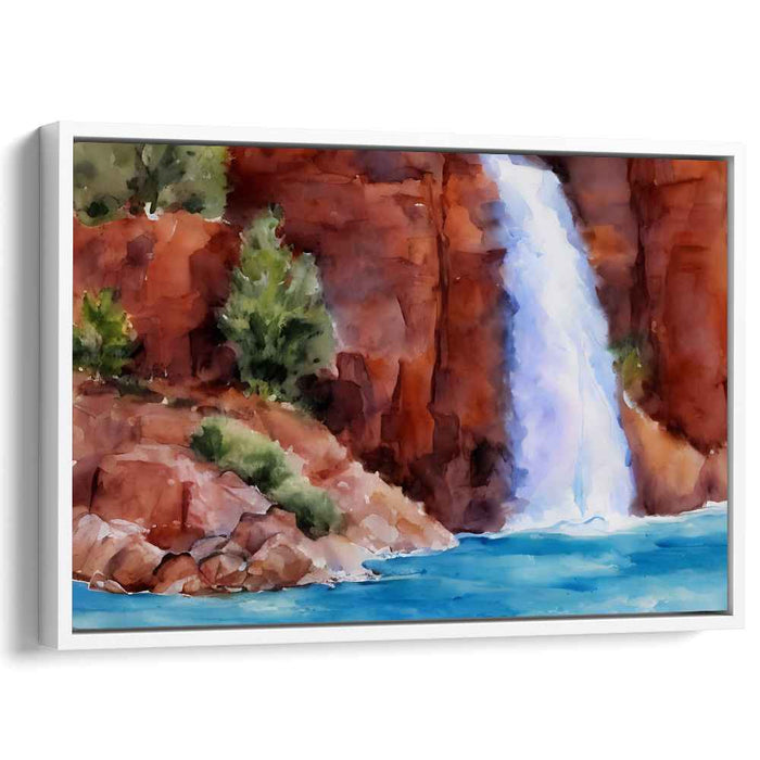 Watercolor Havasu Falls #132
