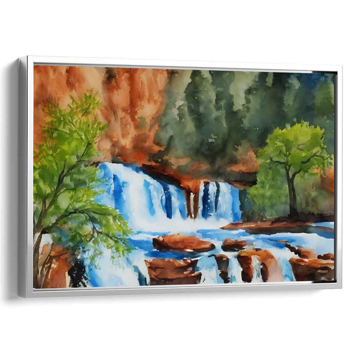 Watercolor Havasu Falls #133