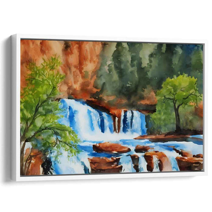 Watercolor Havasu Falls #133