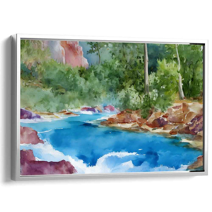 Watercolor Havasu Falls #135
