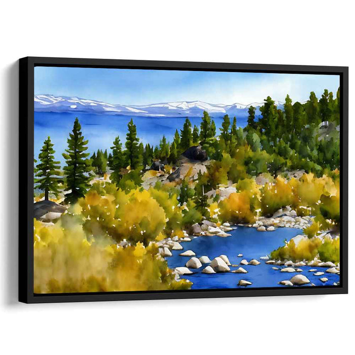 Watercolor Lake Tahoe #108