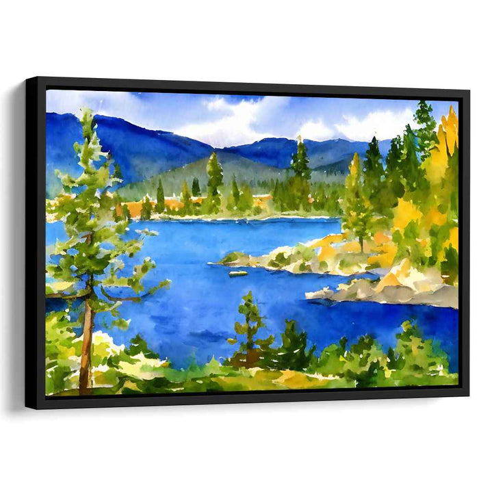 Watercolor Lake Tahoe #115
