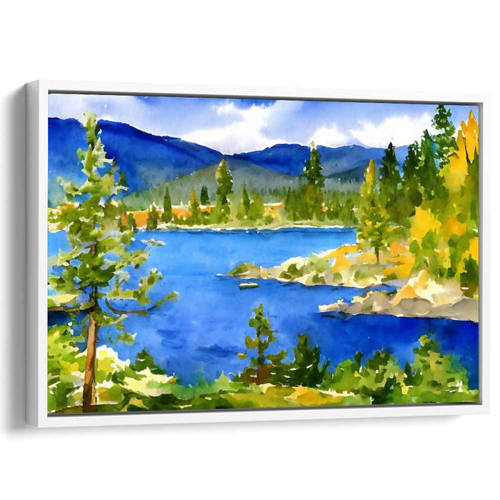 Watercolor Lake Tahoe #115