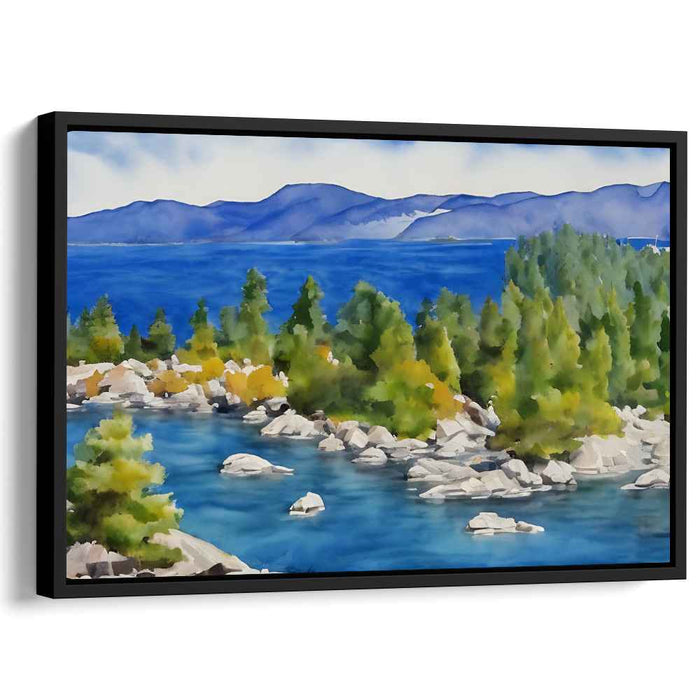 Watercolor Lake Tahoe #117
