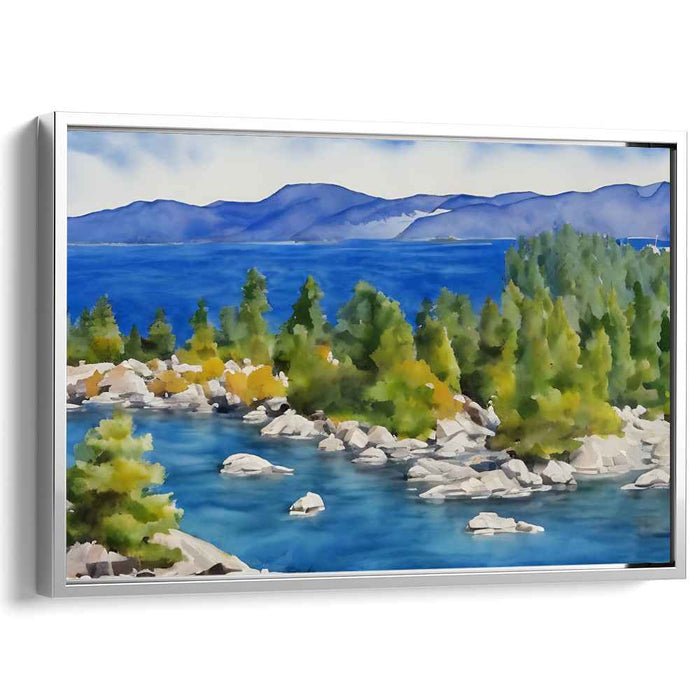 Watercolor Lake Tahoe #117