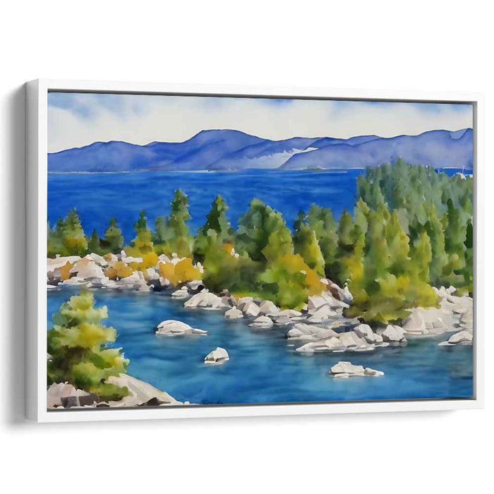 Watercolor Lake Tahoe #117