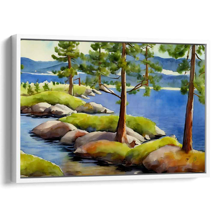 Watercolor Lake Tahoe #128