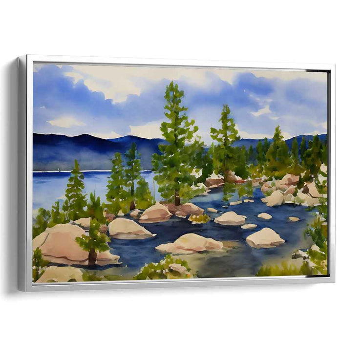 Watercolor Lake Tahoe #131