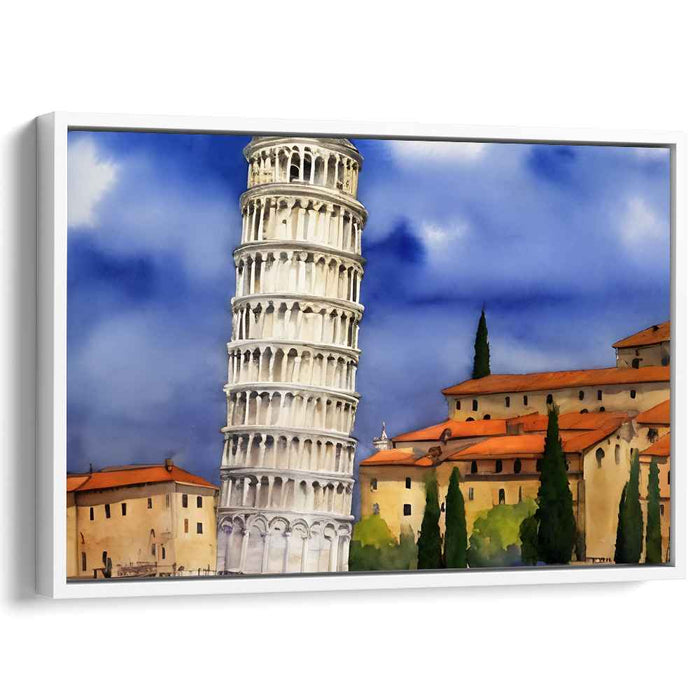 Watercolor Leaning Tower of Pisa #105