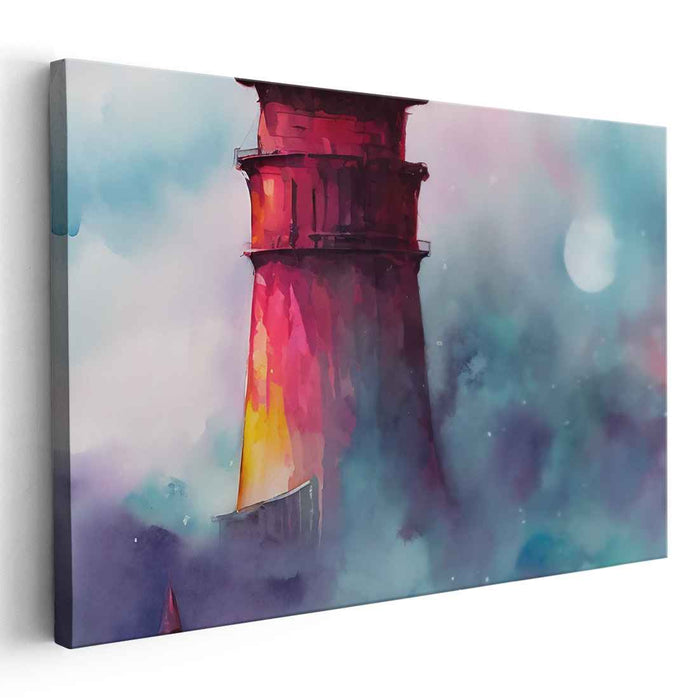 Aqueous Delicacy: Ethereal Watercolor Canvas Art
