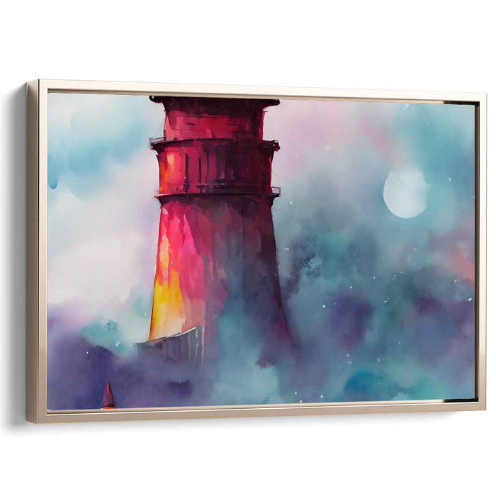 Aqueous Delicacy: Ethereal Watercolor Canvas Art