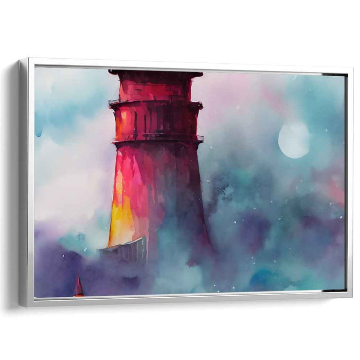 Aqueous Delicacy: Ethereal Watercolor Canvas Art
