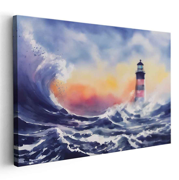 Watercolor Lighthouse #122