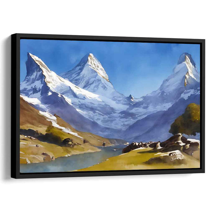 Watercolor Matterhorn #104