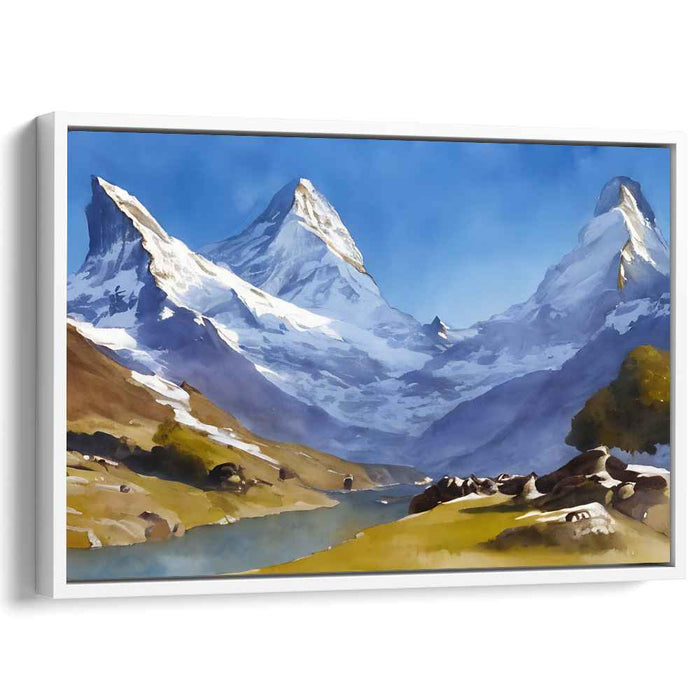 Watercolor Matterhorn #104