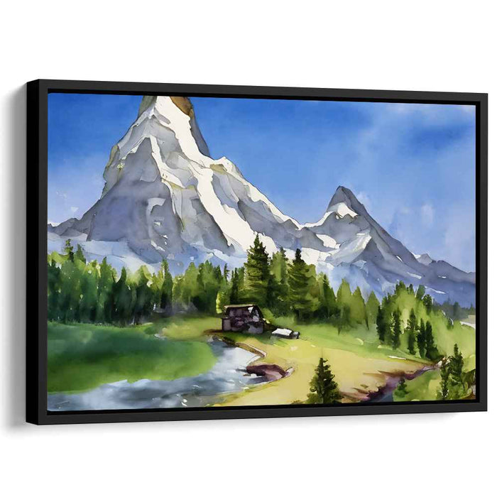 Watercolor Matterhorn #114