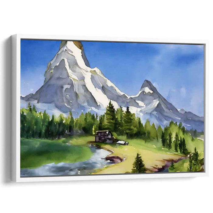 Watercolor Matterhorn #114