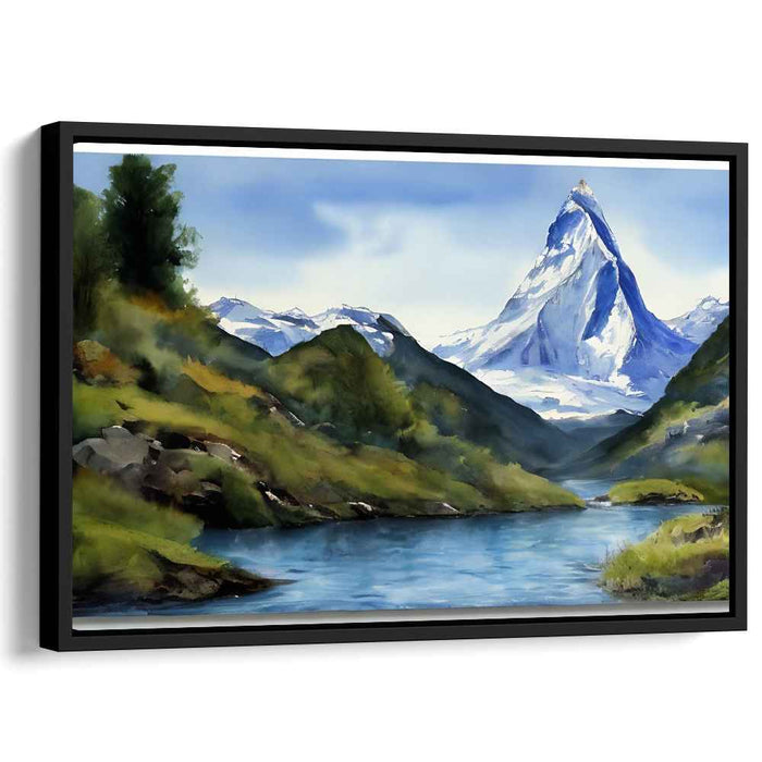 Watercolor Matterhorn #121