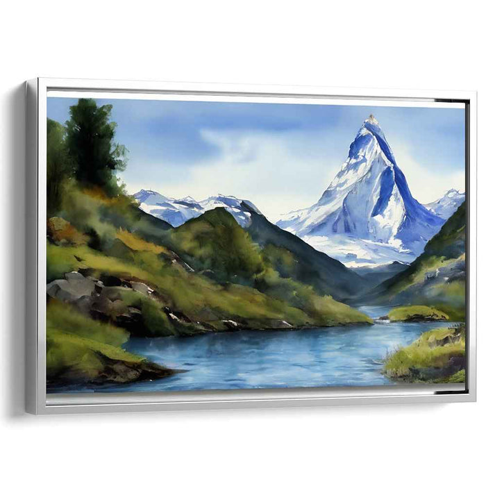 Watercolor Matterhorn #121