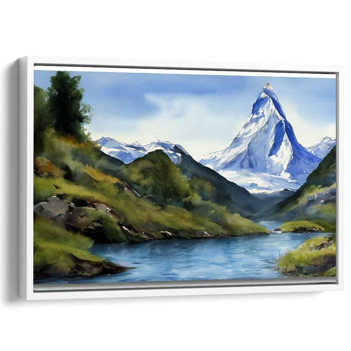 Watercolor Matterhorn #121