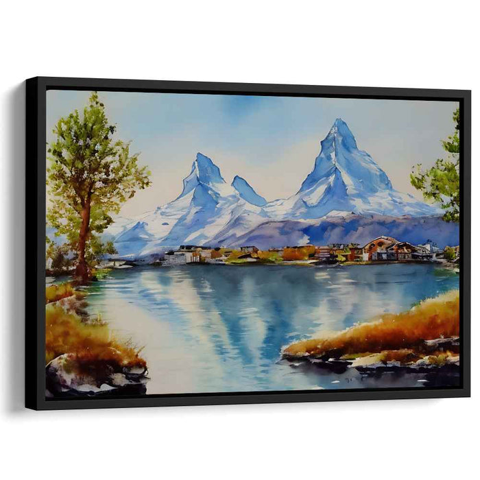 Watercolor Matterhorn #122